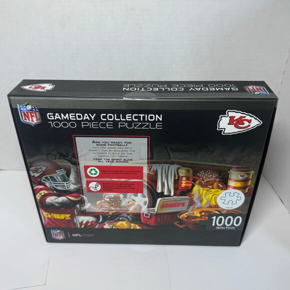 Sealed Kansas City Chiefs - NFL - 1000 Piece Puzzle Gameday Collection NEW KC - Picture 7 of 10